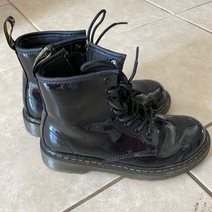 Great pair of girls Doc Marten black boots
